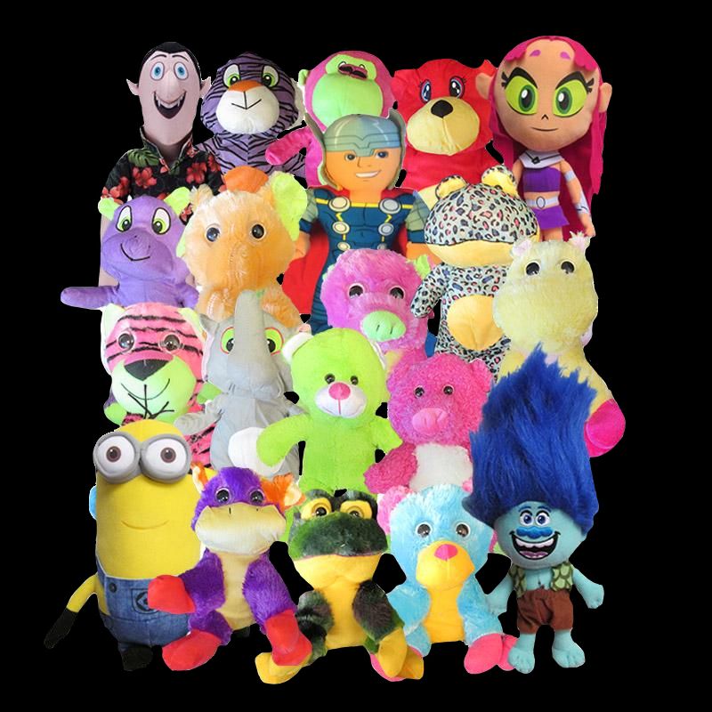 25% Licensed Premium Plush Mix (Jumbo) 11-16" ($6.67/EA DELIVERED)