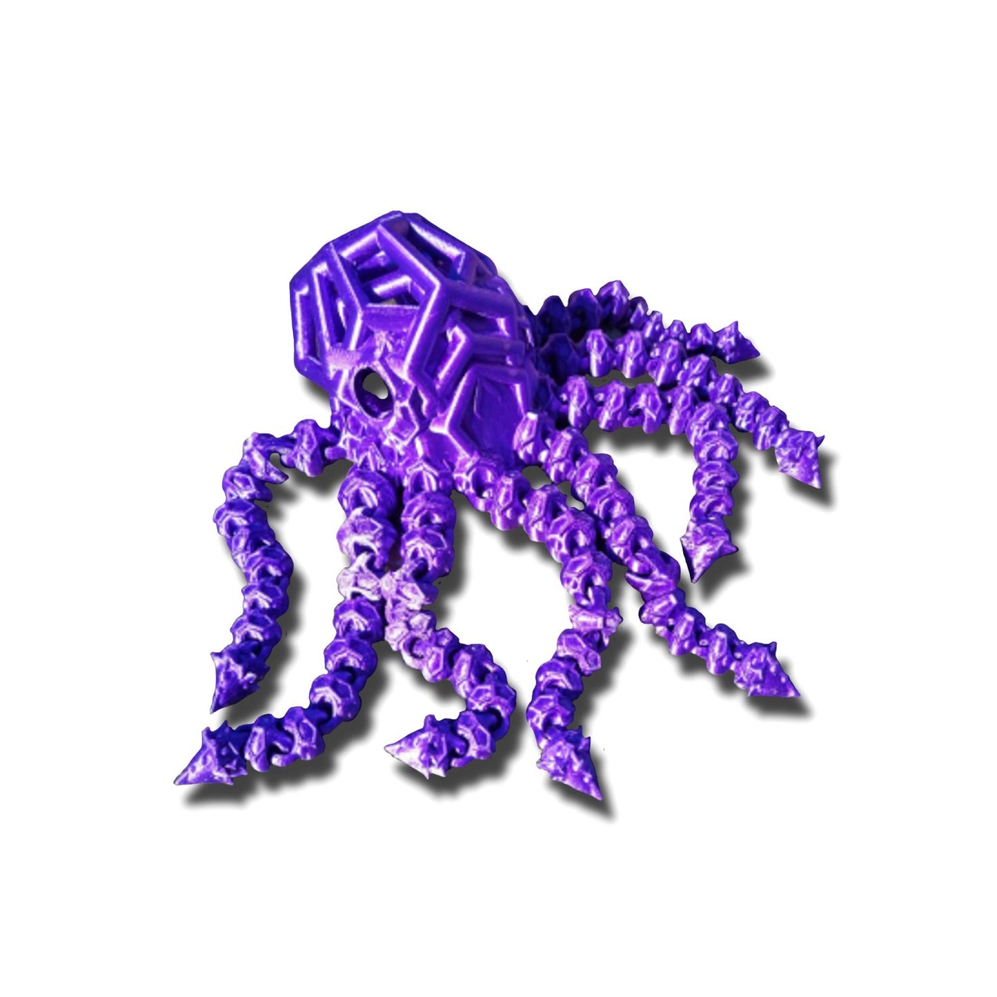 3D Printed Dark Octopus 8"
