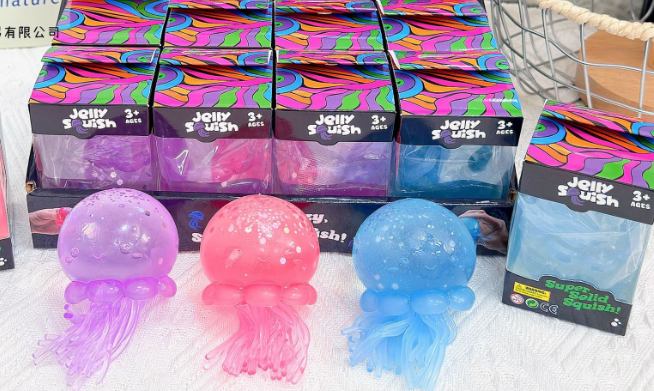 Squishy Sugar Jellyfish 3.5" ($3.38/EA DELIVERED)