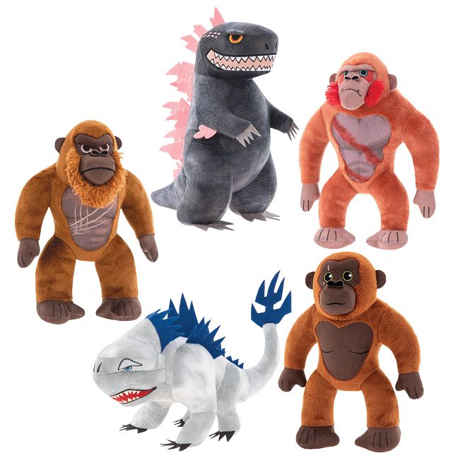 Godzilla X Kong Asst 8"-9" (Small) ($5.42/EA DELIVERED) *BULK PLUSH