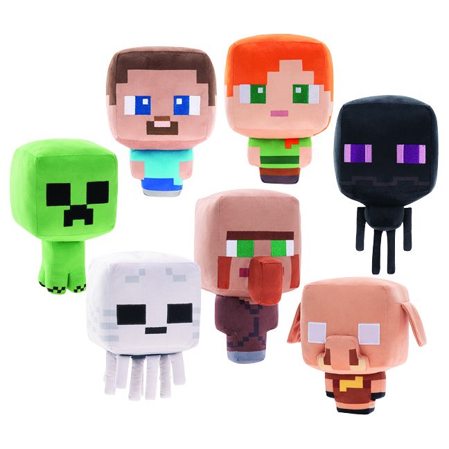 Minecraft Chibi Asst 8"-10" (Jumbo) ($8.18/EA DELIVERED) *BULK PLUSH
