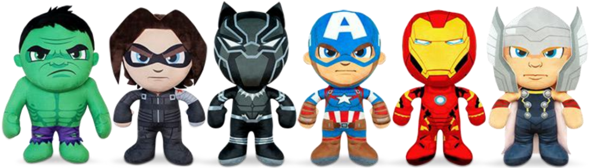 Avengers Evergreen Asst W2 8.5" (Small) ($4.00/EA DELIVERED)