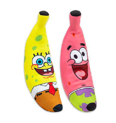 Spongebob and Patrick Banana 8.5" (Small) ($3.89/EA DELIVERED)
