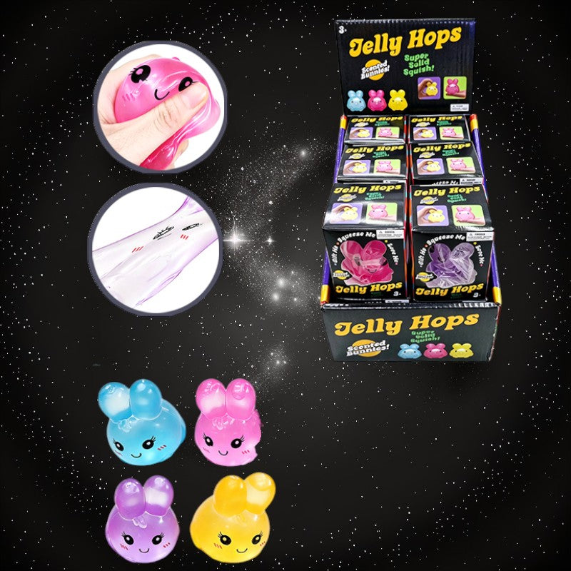 Squishy Color Glitter Bunny ($4.19/EA DELIVERED)