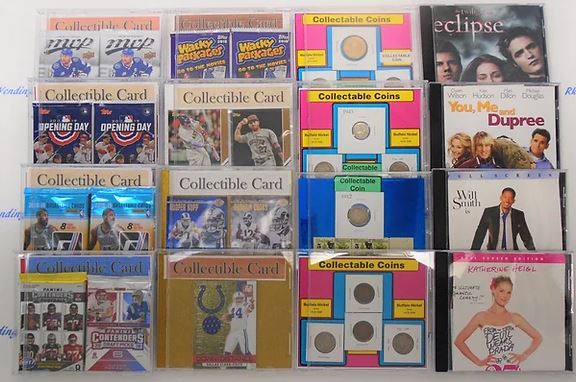 Whistle Stop Prize CD Case Coin DVD and Sports ($7.48/EA DELIVERED)