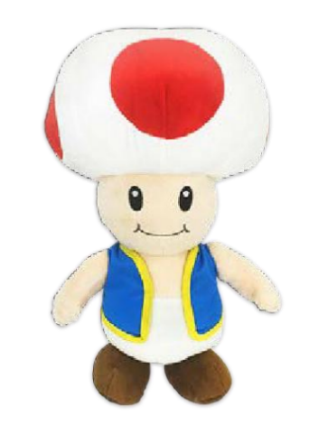 Nintendo Toad Soft Stuffed 14"