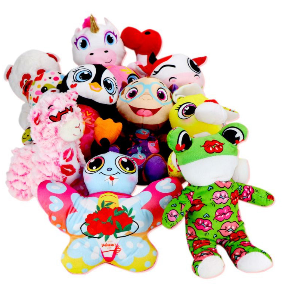 Valentine's Plush Mix (Small) 8"-9" ($2.44/EA DELIVERED)