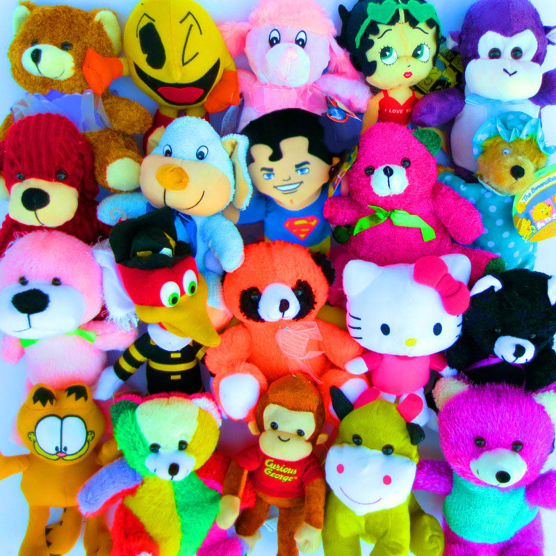 50% Licensed Plush Mix (Small) 7-9" ($4.56/EA DELIVERED)