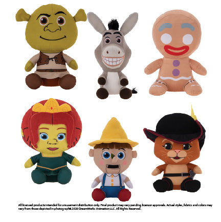 Shrek Big Heads Assorted Plush (Small) ($5.03/EA DELIVERED) *BULK PLUSH
