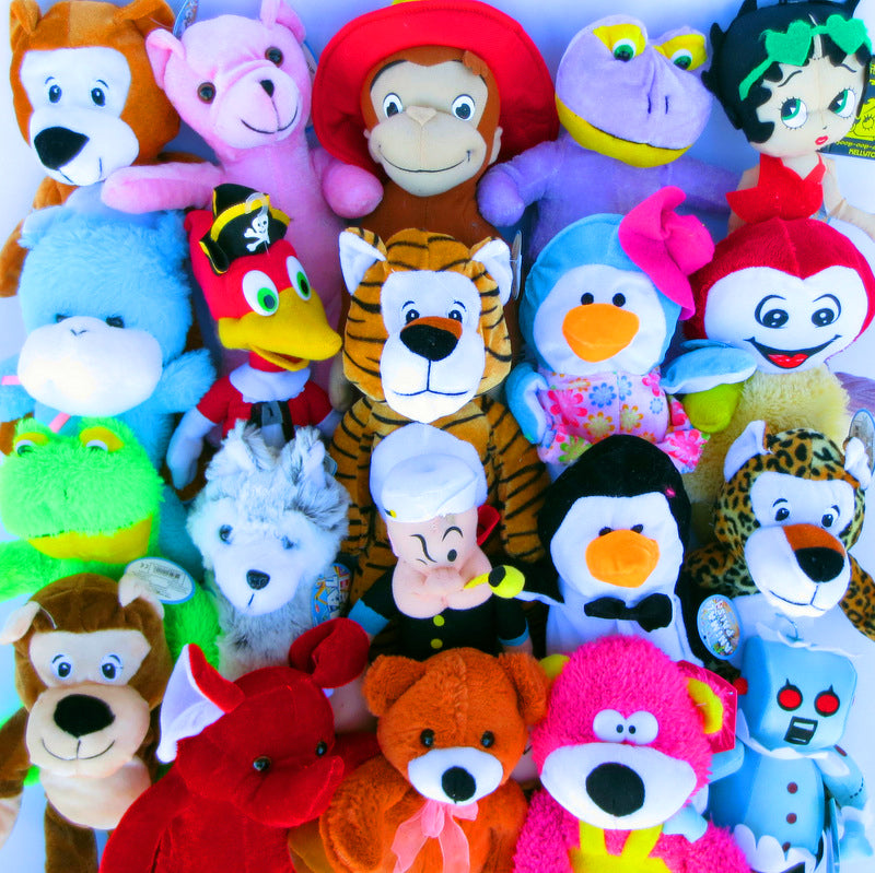 25% Licensed Plush Mix (True Medium) 9-12" ($4.70/EA DELIVERED)