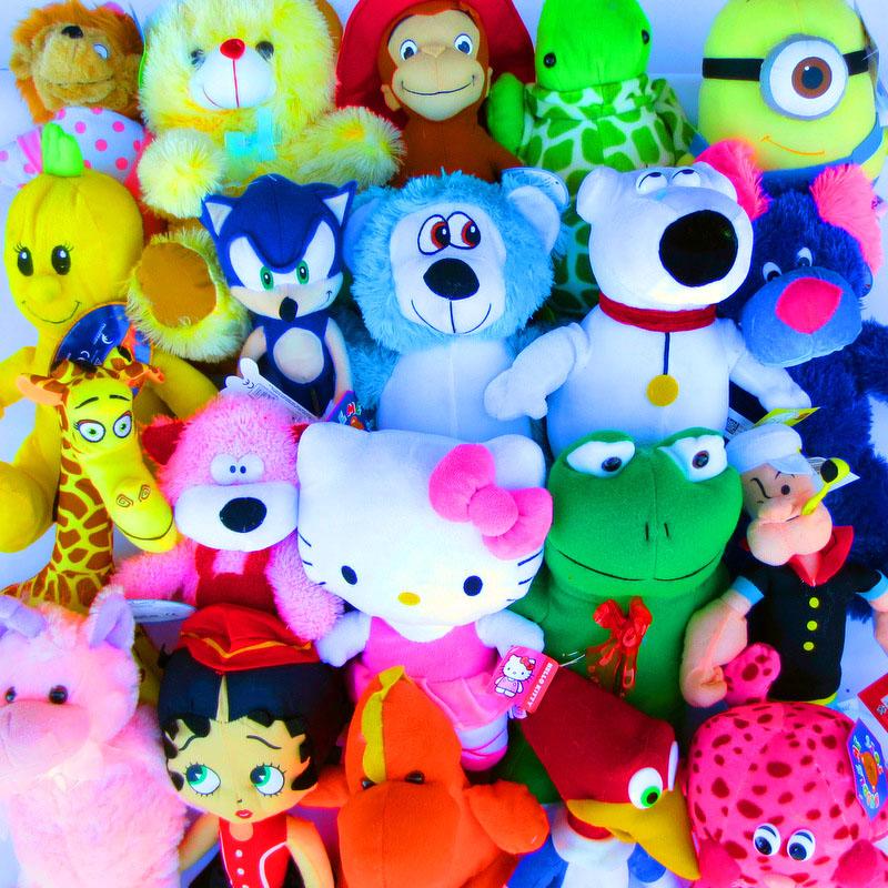 50% Licensed Plush Mix (Jumbo) 11-16" ($7.85/EA DELIVERED)