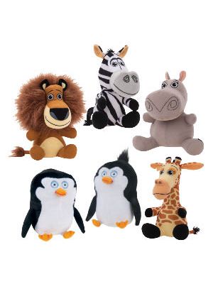 Madagascar Big Heads 10" (Jumbo) ($7.14/EA DELIVERED) *BULK PLUSH