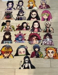 3D Anime Stickers 5-6 ($1.5/EA DELIEVERED) *FRIDAY SPECIAL