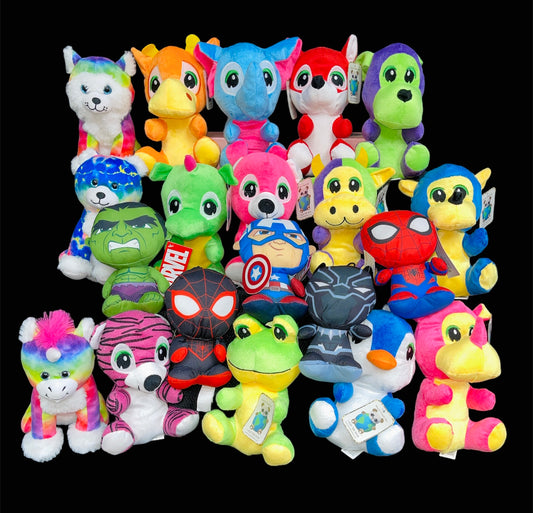 10% Licensed Plush Mix (Small) 7-9" ($3.14/EA DELIVERED)