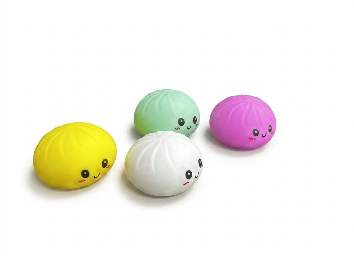 Squishy Dumplings Solid Colors Asst  3.5" (Mini) ($3.12/EA DELIVERED)