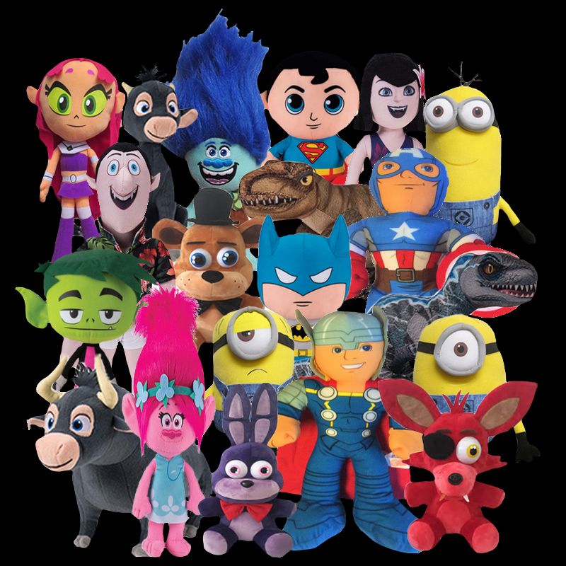 100% Licensed Power Plush Mix (Jumbo) 11-16" ($10.83/EA DELIVERED)