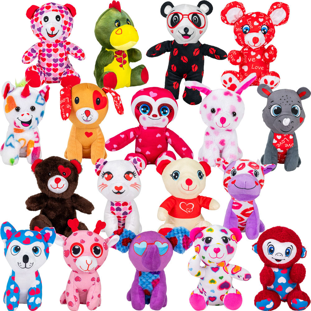 Valentine's Plush Mix (Small) 8"-9" ($2.19/EA DELIVERED)