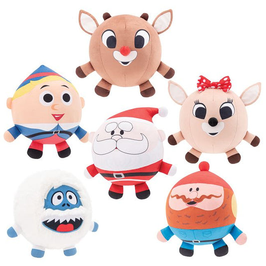 Rudolph Round Asst 7" (Small) ($4.90/EA DELIVERED) *BULK PLUSH