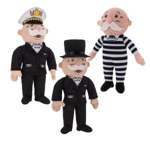 Mr. Monopoly Asst 12"-14" (Jumbo) ($6.99/EA DELIVERED) *BULK PLUSH