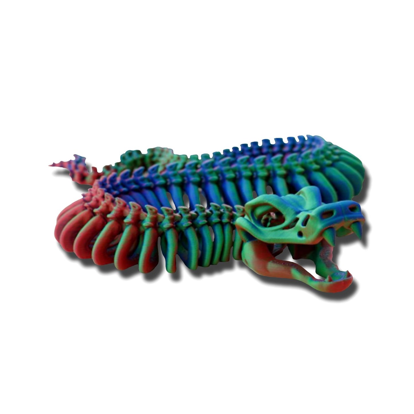 3D Printed Skeletal Snake 8"