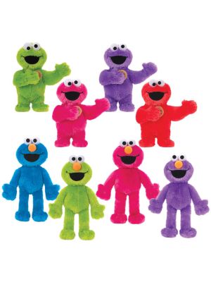 Elmo/Cookie Monster Colors Asst 9"-13" (Jumbo) ($7.27/EA DELIVERED)