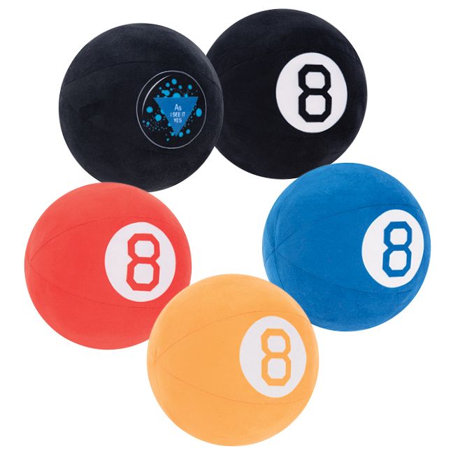 Magic 8-Ball Asst 5" (Small) ($4.77/EA DELIVERED) *BULK PLUSH