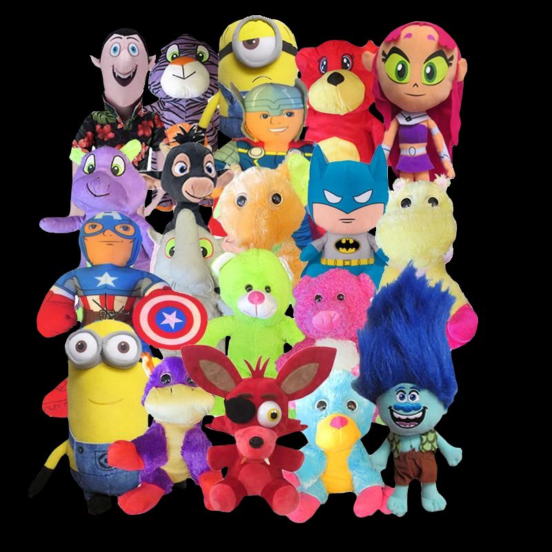 50% Licensed Premium Plush Mix (Jumbo) 11-16" ($8.06/EA DELIVERED)