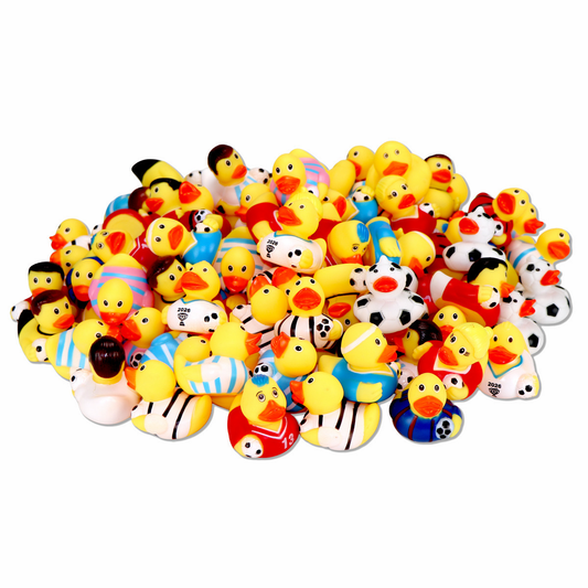 Rubber Ducks Soccer 2.5" (Mini) ($.42/EA DELIVERED)