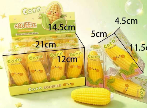 Squishy Crunchy Corn 4.5" ($2.88/EA DELIVERED)
