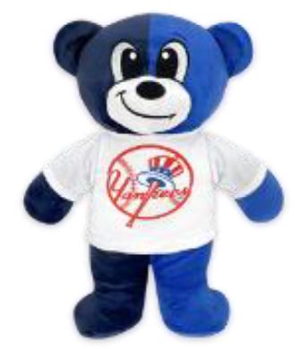 MLB Dual Colored Bear 8.5" (Small) ($3.65/EA DELIVERED) CONTACT A SALES REP TO ORDER YOUR FAVORITE TEAMS TODAY!!