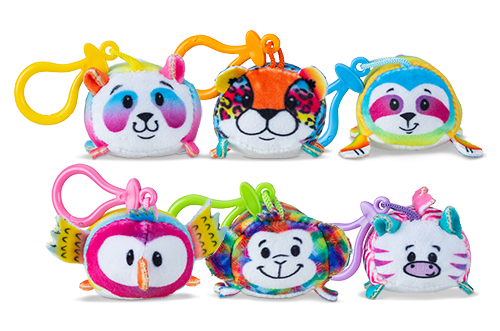 Micro Teenies Colorful Jungle Bun Buns Asst 2.5" (Mini) ($2.09/EA DELIVERED)
