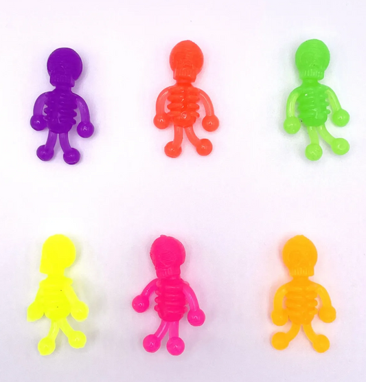 Neon Gummy Head Skeleton 1.1" Capsules ($.25/EA DELIVERED)