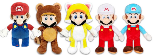 Nintendo Mario Asst 8.5" (Small) ($5.07/EA DELIVERED)
