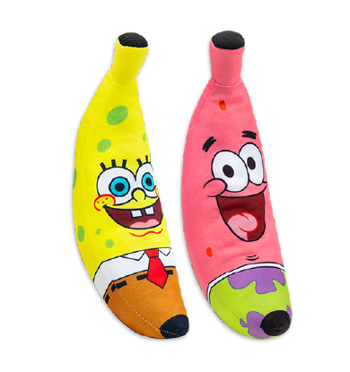 Spongebob and Patrick Banana 8.5" (Small) ($2.93/EA DELIVERED)