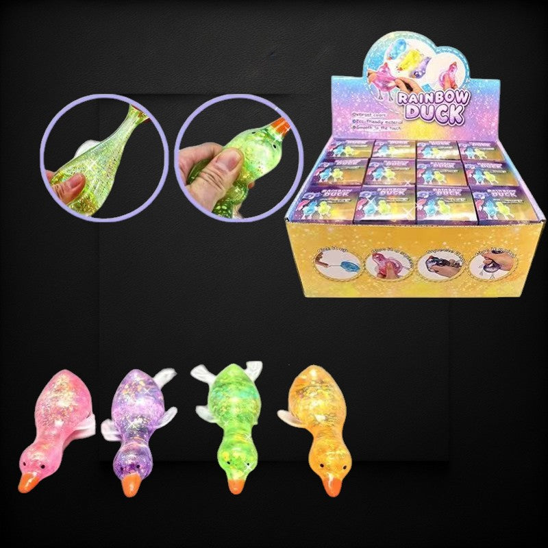 Squishy Color Glitter Duck ($4.19/EA DELIVERED)