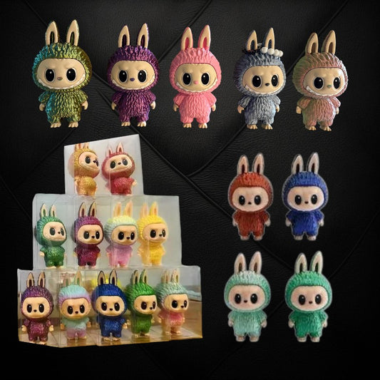 Labubu 3D Printed W/ Clear Display Case Asst 5.5" ($6.34/EA DELIVERED)