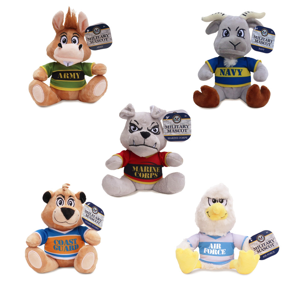 Military Mascots 6" (Small) ($4.39/EA DELIVERED)