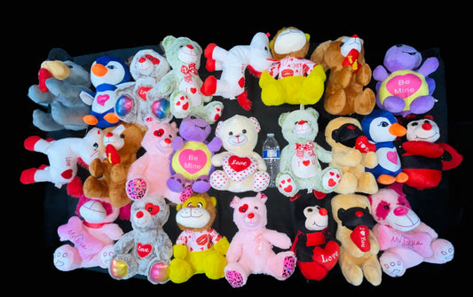 Valentine's Day Plush Mix (Jumbo) 11-16" ($4.67/EA DELIVERED)