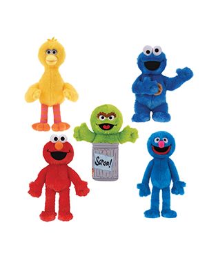 Sesame Street Asst 7"-9" (Small) ($4.84/EA DELIVERED)
